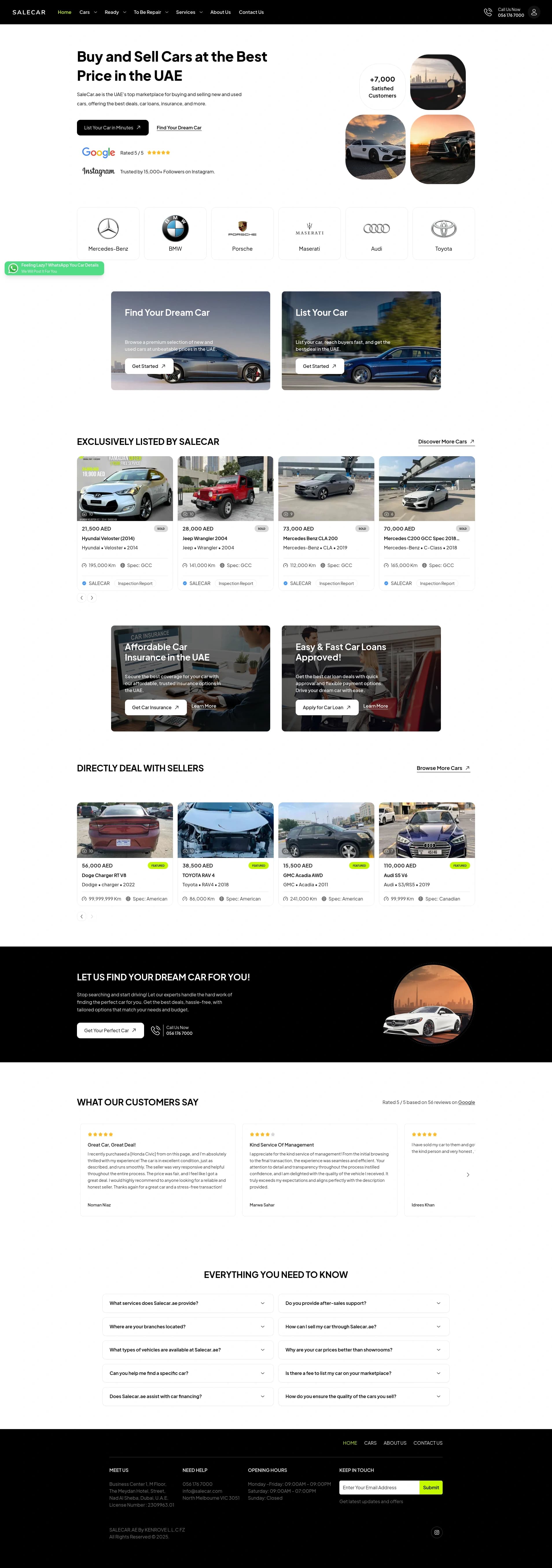 پلتفرم خرید و فروش خودرو امارات